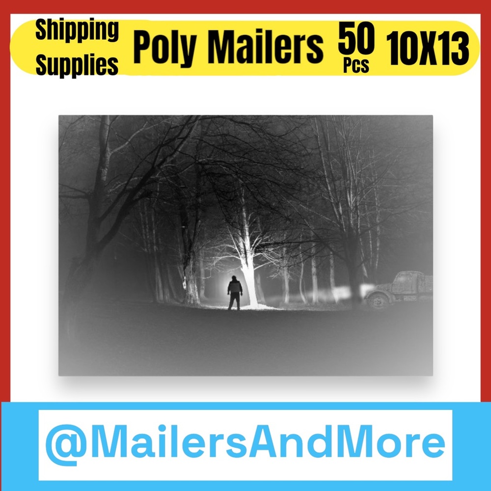 50 10X13 Midnight Creeps Poly Mailers PRICE FIRM Fall
